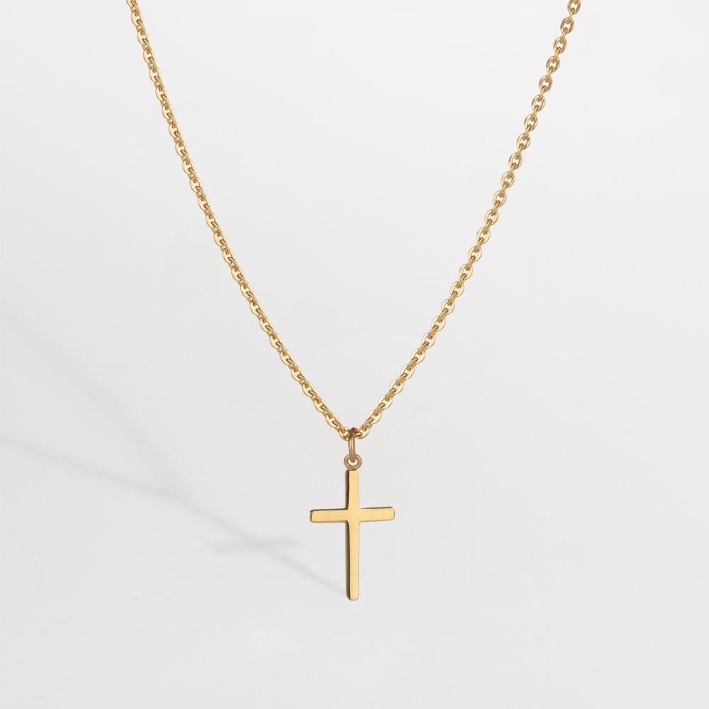 NL Cross chain - Gold tone - New arrivals - Northern Legacy