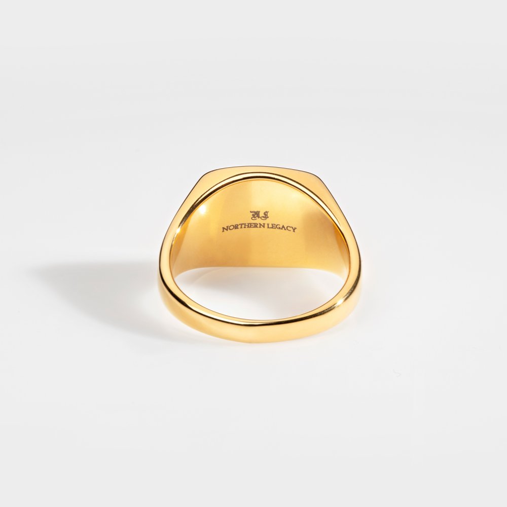 Verde Signature - Gold tone ring - Signetrings - Northern Legacy