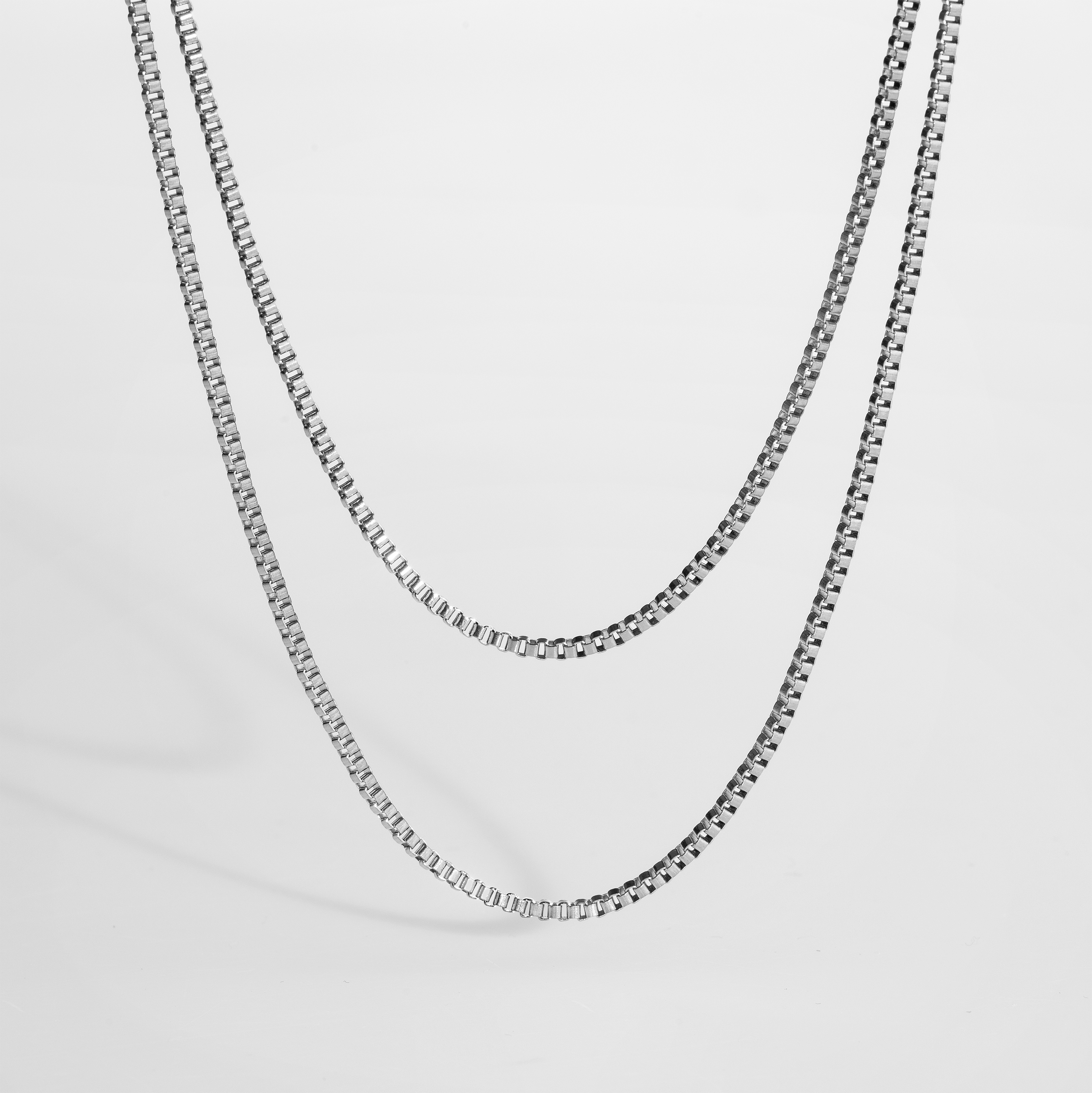 NL Double Chain - Silver - All necklaces - Northern Legacy